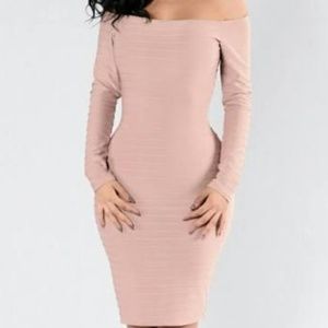 Off the shoulder fashion nova dress